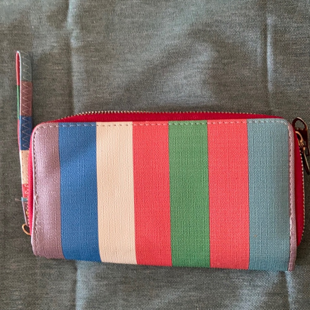Multi color hand wallet